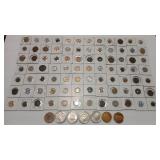 FOREIGN CLAD COINS & TOKENS