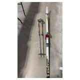 SALOMON XADV 69 204 XC SKIS W/ BLACK DIAMOND POLES