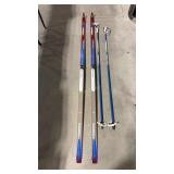 ATOMIC SWITCH BACK TR XC SKIS W/ EXEL POLES