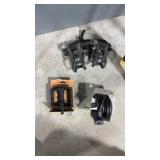 2 SETS OF BIKE PEDALS AND BIKE LOCK