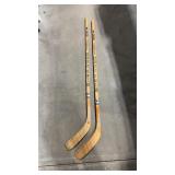 2 SHERWOOD 5030 WOOD HOCKEY STICKS