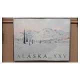 JON VAN ZYLE 'ALASKA XXV' SIGNED FRAMED PRINT