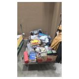 CART OF UNCLAIMED ITEMS