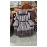 LEATHER OVERSIZE POWER RECLINER