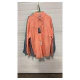4 CINCH BUTTON SHIRTS SZ XL