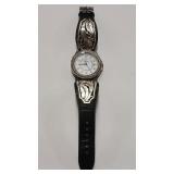 MONTANA TIME  X1397L  MENS WRIST WATCH W/ LEATHER