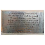 BASSET HOUND METAL CUTOUT WALL ART