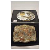 LAS VEGAS & RANCH RODEO SIGNED BUCKLES