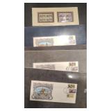 1ST DAY ISSUE STAMPS & GOVERNOR SIGNATURE EPHEMERA