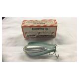 JUMPING JOE NO. 4S SILVER FINISH FISHING LURE IN