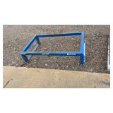 BLUE STEEL PALLET STAND