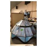 SLAG GLASS CHANDILIER