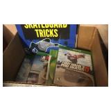 XBOX  ONE VIDEO GAMES & 2 SKATEBOARDING BOOKS