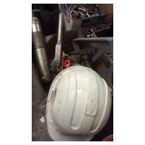 GREASE GUN, HARD HAT, PASLODE FUEL CELLS & MISC