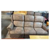 LAY Z BOY MICRO FIBER RECLINING SOFA