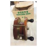 PEETZ WOOD SALMON REEL #5 W/ ORIGINAL BOX
