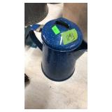 BLUE GRANITE WARE COFFEE POT