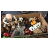 BX W/ DOG SALT & PEPPER SHAKERS, PORCELAIN FIGURE