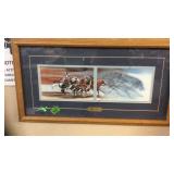 BEV DOOLITTLE 'WOLVES OF THE CROW' FRAMED PRINT