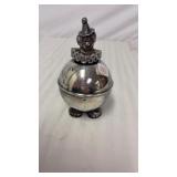 LUNT SILVER PLATE CLOWN BANK