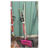 PITCH FORK, RAKE & SHOVEL