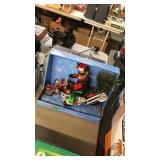 CHRISTMAS FRIENDS ON MOTORCYCLE MUSICAL DECOR