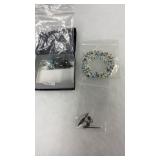 2 BEADED NECKLACE & PR OF EARRINGS