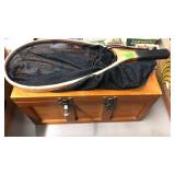 FISHING NET & FLY TYING WOOD BOX