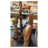 FERTILITY DOLL & WOOD CARVINGS