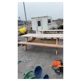 WOOD 8FT PICNIC TABLE