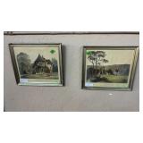 PAIR OF BRITISH PRINTS BY DEAN WOLSTENHOLME