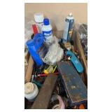 BX W/ TRAILER PLUG ADAPTERS, TAPE MEASURE, BUTANE