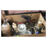 BX W/ WINDCHIME, CANDLES & MISC COLLECTIBLES