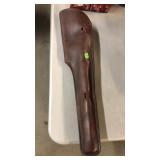 LEATHER GUN SCABARD