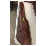LEATHER GUN SCABARD
