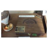 CIGAR BOX W/ AGATES?