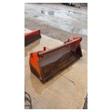 ORANGE TRACTOR BUCKET