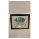 FRAMED WATERCOLORY BY H/ FOLEY 23'X19'