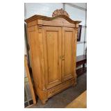 ANTIQUE PINE ARMOIRE 44'X21'X80'