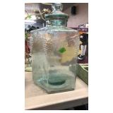 LARGE GLASS JAR W/ LID