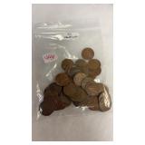 50 WHEAT PENNIES
