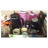 3 STANLEY INSULATED BEVERAGE CUPS, THERMOS &