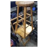 STOOL, FOLDING TV TRAY & RACK