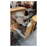 CIRCLE Y FULLY TOOLED WESTERN SADDLE W/ 15' SEAT