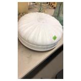 ANTIQUE GLASS LAMPSHADE16'