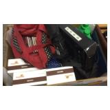 BX W/ MUSIC CD'S,  VENAPRO CALF MASSAGER & MISC