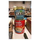 LARD CAN & POPCORN TIN