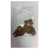 50 WHEAT PENNIES