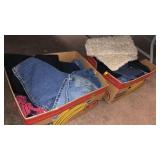 2 BX OF CLOTHING & JEANS