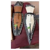 2 WOOD MASKS
